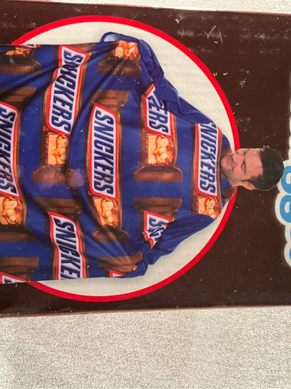 NIB Snuggie x Snickers Wearable Fleece Blanket-Official Mars Collab!